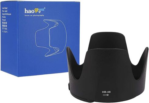 Haoge Bayonet Lens Hood for Nikon Nikkor AF-S 70-200mm f2.8G ED VR II Lens Replaces Nikon HB-48 in Saudi Arabia