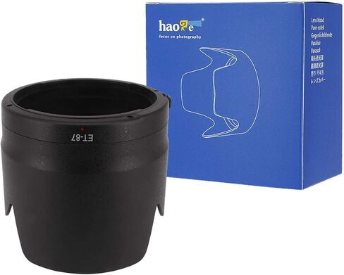 غطاء عدسة Haoge Bayonet متوافق مع Canon EF 70-200mm f/2.8L هو II USM Lens Replacement Canon ET-87 in Saudi Arabia