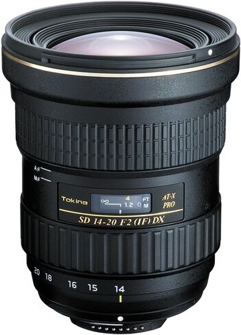 Tokina ATXAF140DXN 14-20mm f/2 Pro DX Lens for Nikon F, Black in Kuwait