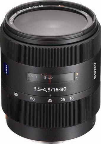 Sony 16-80mm f/3.5-4.5 Carl Zeiss Vario-Sonnar T DT Zoom Lens for Sony Alpha Digital SLR Camera in Saudi Arabia