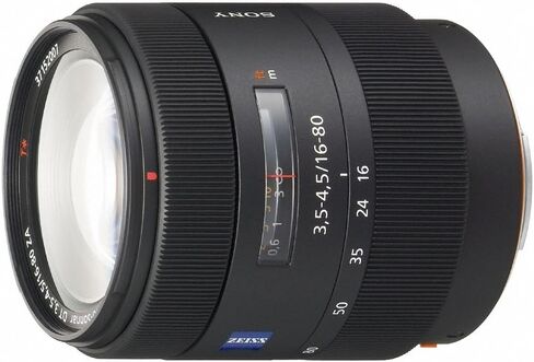 Sony 16-80mm f/3.5-4.5 Carl Zeiss Vario-Sonnar T DT Zoom Lens for Sony Alpha Digital SLR Camera in Saudi Arabia