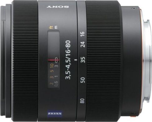 Sony 16-80mm f/3.5-4.5 Carl Zeiss Vario-Sonnar T DT Zoom Lens for Sony Alpha Digital SLR Camera in Saudi Arabia