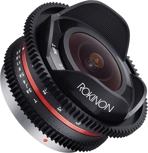 rokinon cv75mft-b 7. 5 مم t3.8 cine عدسة فيشي العدسات للكاميرا Olympus/Panasonic مايكرو 4/3 والكاميرات in Saudi Arabia
