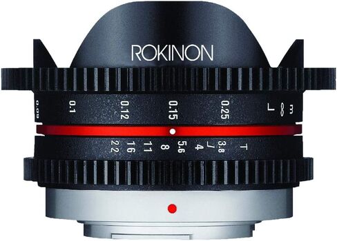 rokinon cv75mft-b 7. 5 مم t3.8 cine عدسة فيشي العدسات للكاميرا Olympus/Panasonic مايكرو 4/3 والكاميرات in Saudi Arabia