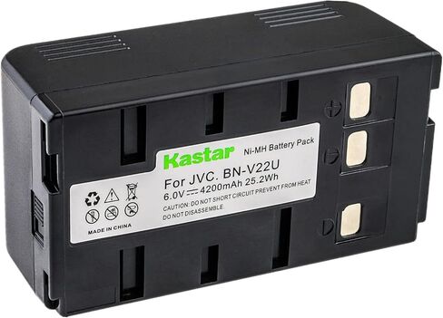 Kastar Battery 2-Pack Replacement for JVC BN-V11U BN-V20U BN-V22U BN-V25U Panasonic BP-12 BP-15 BP-17 BP-18 HHR-V20A/1B HHR-V214A/K HHR-V40A/1B VW-VBS1 VW-VBS1E VW-VBS2 VW-VBS2E Camcorder Battery in Saudi Arabia