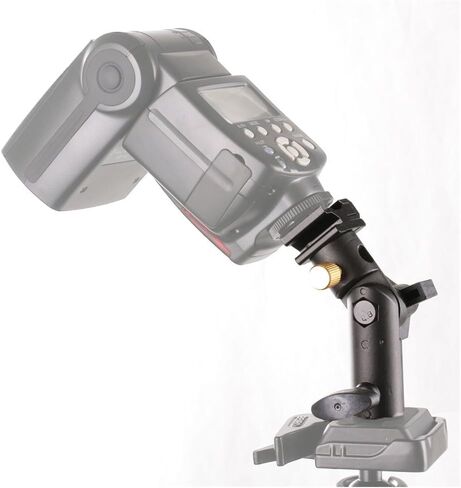 Fotga 2 Pack Camera Flash Speedlite Mount Swivel Light Stand Bracket with Umbrella Reflector Holder for Camera DSLR Nikon Pentax Olympus DSLR Flashes Studio Light LED Light in Saudi Arabia
