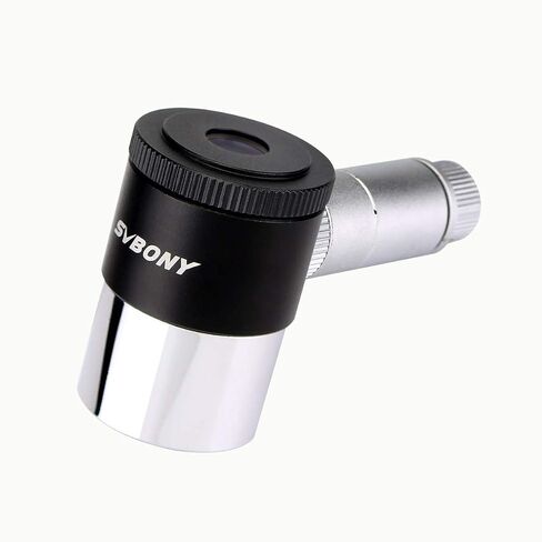 SVBONY Reticle Eyepiece 1.25 inches Illuminated Eyepiece 12.5mm Double-line Crosshair LED Illuminator 40 Degree FOV 4 Elements Design Telescope Accessory Guide Star in Saudi Arabia