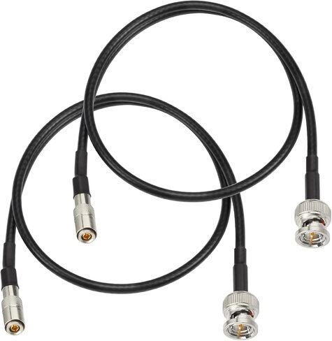 Superbat DIN to SDI BNC Cable 20inch 2-Pack DIN 1.0/2.3 to BNC Male Cable | Belden 1855A for Blackmagic BMCC/BMPCC Video Assist 4K Transmissions HyperDeck Cameras 2pcs in Saudi Arabia
