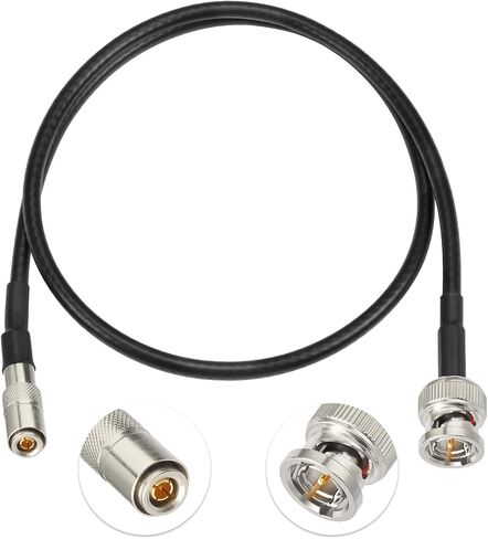 Superbat DIN to SDI BNC Cable 20inch 2-Pack DIN 1.0/2.3 to BNC Male Cable | Belden 1855A for Blackmagic BMCC/BMPCC Video Assist 4K Transmissions HyperDeck Cameras 2pcs in Saudi Arabia