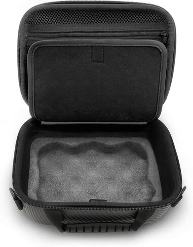 CASEMATIX Toy Camera Travel Case Compatible with KidiZoom PrintCam, Paper Refills and Charger with Adjustable Shoulder Strap, Shock-Absorbing Foam and Protective Divider, Black Travel Case Only in Saudi Arabia