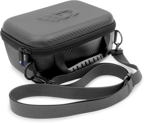 CASEMATIX Toy Camera Travel Case Compatible with KidiZoom PrintCam, Paper Refills and Charger with Adjustable Shoulder Strap, Shock-Absorbing Foam and Protective Divider, Black Travel Case Only in Saudi Arabia