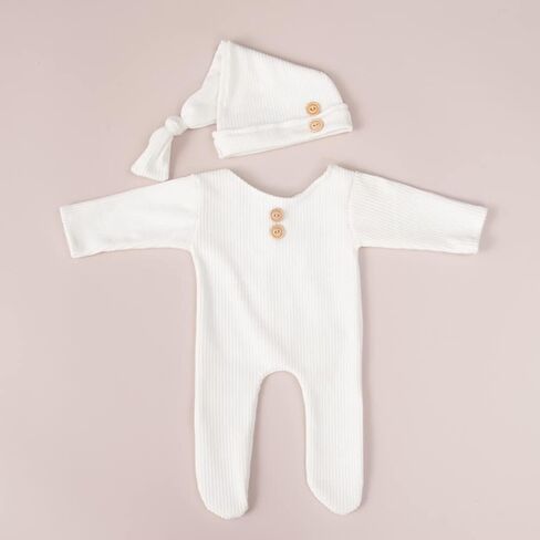 Newborn Photography Props Baby Boys Girls Outfits Long Tail Hat and Costume Romper Photoshoot Costume Set in Saudi Arabia