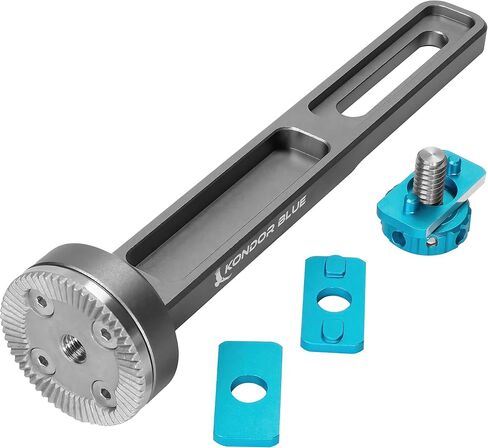 KONDOR BLUE Rosette Monitor Bracket | Standard Arri Rosette | Fits 5"-7" Monitors | Anti-Twist Inserts Compatible with Arri Pin, SmallHD, & Portkeys | ¼ 20 Mounting Bolt with Tightening Slots in Saudi Arabia