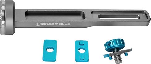 KONDOR BLUE Rosette Monitor Bracket | Standard Arri Rosette | Fits 5"-7" Monitors | Anti-Twist Inserts Compatible with Arri Pin, SmallHD, & Portkeys | ¼ 20 Mounting Bolt with Tightening Slots in Saudi Arabia