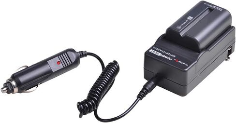 PowerTrust 2-Pack NP-FM500H Battery and Fast Charger for Sony Alpha A58 A57 A65 A77 A99 A900 A700 A580 A560 A550 A850 Batteries in Saudi Arabia