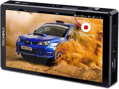 FEELWORLD CUT6S Recording Monitor 6 inch with HDR 3D LUT Waveform 1920x1080 Pixels Touch Screen Monitor USB2.0 Recorder FHD IPS 4K HDMI SDI in Saudi Arabia