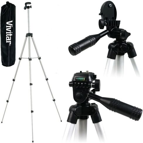 Photo/Video Light Vivitar 50" Tripod with Case for Canon EOS M100 Rebel SL3 in Saudi Arabia