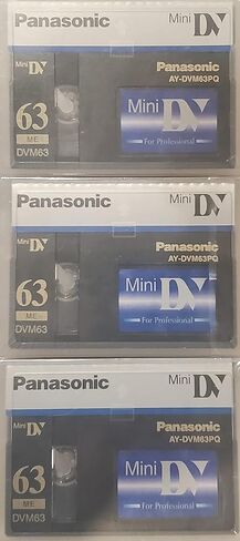 3 أشرطة فيديو DV MiniDV صغيرة الحجم لكاميرا Canon ZR 40 in Saudi Arabia