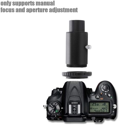 Bindpo Camera Adapter, Astronomical 1.25 inch Telescope Eyepiece Extension Tube Adapter with Standard M42 Filter Threads & T2 Ring Lens Adapter, for Nikon F Mount Camera in Saudi Arabia