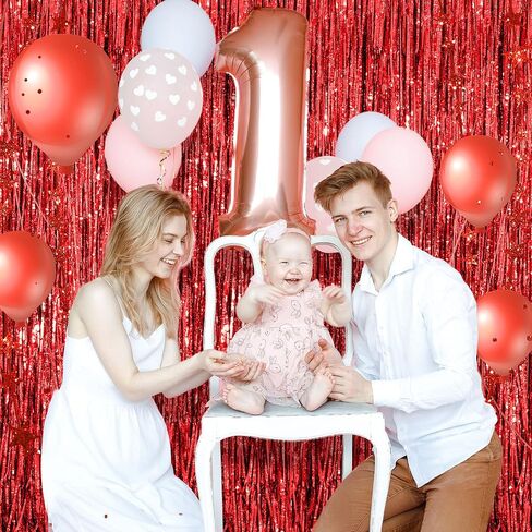 4 Pcs Tinsel Foil Fringe Backdrop Curtains for Disco Graduation Birthday Party Decoration Metallic Glitter Streamer Backdrop Prom Wedding Baby Shower Photo Props(Black, Orange, 3.3 x 8.2 ft) in Kuwait