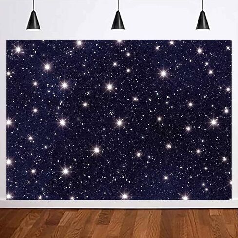 Night Sky Star Backdrops Universe Space Theme Starry Photography Backdrop Galaxy Stars Children Boy 1st Birthday Party Photo Background Newborn Baby Shower Banner Photo Studio Booth Vinyl 7x5ft in Saudi Arabia