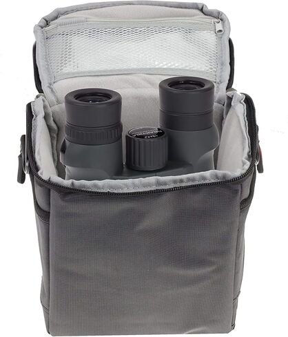 Navitech Black Portable Binocular Shoulder Bag - Compatible with The NOCOEX 10x42 Binoculars in Kuwait
