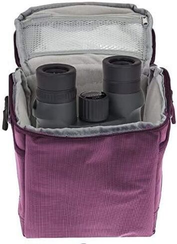 Navitech Purple Portable Binocular Shoulder Bag - Compatible with The USCAMEL 10x42 Binoculars in Saudi Arabia