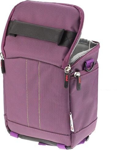 Navitech Purple Portable Binocular Shoulder Bag - Compatible with The Panamalar 10x42 Binoculars in Saudi Arabia