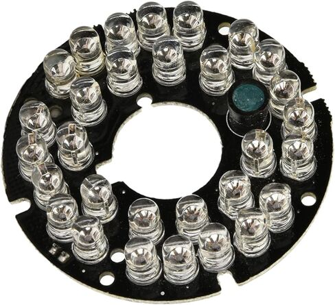 Othmro 2Pcs 30 LED IR Illuminator for Security Camera 30Degrees IR Led Round Plate IR Infrared Light Illuminator Board Bulb for CCTV Security Camera in Saudi Arabia