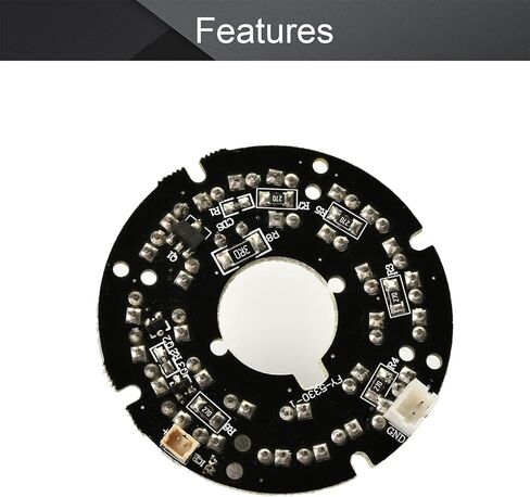 Othmro 2Pcs 30 LED IR Illuminator for Security Camera 30Degrees IR Led Round Plate IR Infrared Light Illuminator Board Bulb for CCTV Security Camera in Saudi Arabia