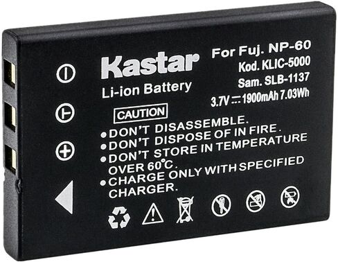 Kastar 4-Pack Battery Replacement for CAS101 (NP60), Creative Introduces Enhanced Divi CAM 428 Mini Digital Camcorder/Creative Vado HD Camera MP3 in Saudi Arabia