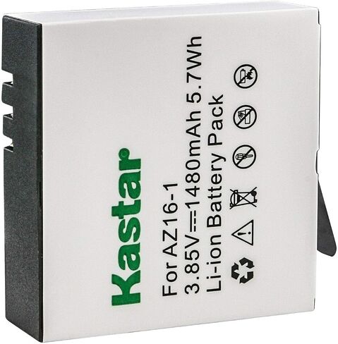 Kastar 1-Pack Battery Replacement for Xiaomi YI AZ16-1, Xiaomi YI AZ16-2 Battery, Xiaomi Yi 4K, Xiaomi Yi 4K+, Xiaomi Yi Lite, Xiaomi YI 360 VR Sport Action Camera Camcorder in Saudi Arabia