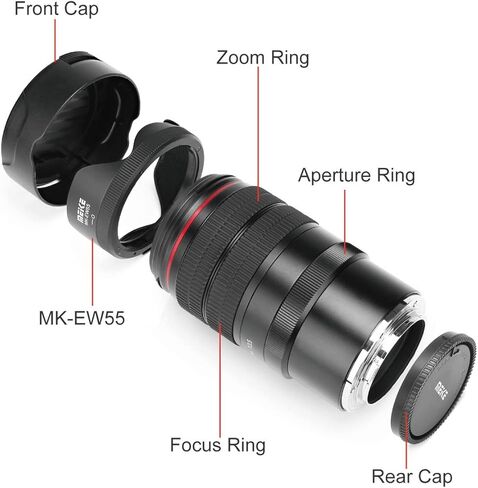 MEKE 6-11mm F3.5 Wide Angle APS-C Manual Focus Fisheye Zoom Lens Compatible with Fijifilm X-Mount Mirrorless Camera X-T3 X-T100 X-Pro2 X-E3 X-T1 X-T2 X-T10 X-T4 X-T20 X-A2 X-E2 X-E1 X30 X70 XPro1,etc in Saudi Arabia