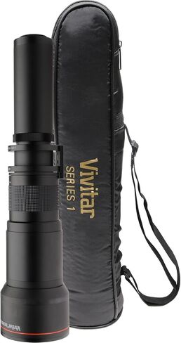 Vivitar 650-1300mm f/8-16 Telephoto Lens (Black) (T Mount) in Saudi Arabia