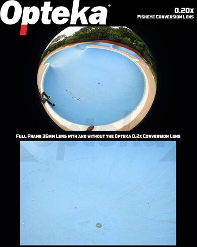 Opteka 0.20X Professional AF Fisheye Lens for Nikon D5, D4, D3, Df, D850, D810, D800, D750, D610, D500, D7500, D7200, D7100, D5600, D5500, D5300, D5200, D3500, D3400, D3300, D3200 Digital SLR Cameras in Kuwait