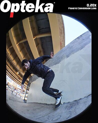 Opteka 0.20X Professional AF Fisheye Lens for Nikon D5, D4, D3, Df, D850, D810, D800, D750, D610, D500, D7500, D7200, D7100, D5600, D5500, D5300, D5200, D3500, D3400, D3300, D3200 Digital SLR Cameras in Kuwait
