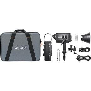 Godox M300Bi Knowled Daylight LED Light | Includes reflector, controller, carry bag and clamp for filming, storage and transport in Saudi Arabia