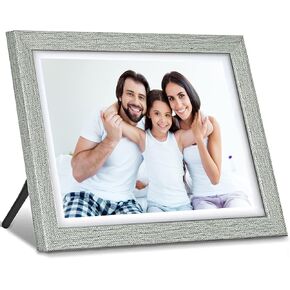 اطار صور رقمي، اطار صور رقمي هوفم 10.1 انش USB - شاشة HD IPS مع مساحة تخزين 16GB، دوران تلقائي، قابل للتثبيت على الحائط، سهل الاعداد لمشاركة الصور ومقاطع الفيديو عبر البريد الالكتروني والسحابة وتطبيق in Kuwait