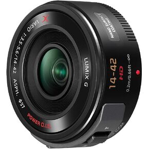 PANASONIC LUMIX G X Vario Power Zoom Lens, 14-42MM, F3.5-5.6 ASPH., MIRRORLESS Micro Four Thirds, Power O.I.S., H-PS14042K (USA Black)
