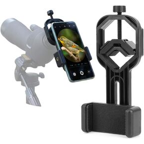 Hilitand S erounder Telescope Phone Adapter Mount, Cell Phone Bracket Adapter Compatible with Binoculars, Monoculars, Telescopes & More in Kuwait