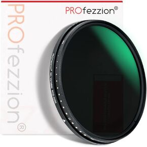 PROfezzion 55mm Variable ND Filter, ND2-ND2000 [1 to 11 f-Stop] ND Filter for Nikon Z30 D5600 D3500 D7500 w/ 18-55mm Kit Lens/Sony A7II A7III w/ 28-70mm Kit Lens/Other Lenses with 55mm Filter Thread in Saudi Arabia