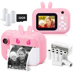 MINIBEAR Kids Instant Camera and 10 Rolls Print Paper in Kuwait
