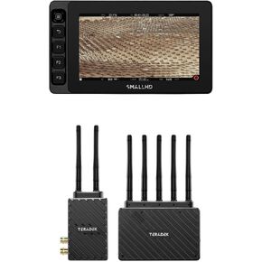 شاشة كاميرا SmallHD Ultra 5 مع شاشة لمس 5 بوصة يمكن رؤيتها في ضوء النهار، مزودة بمجموعة جهاز إرسال واستقبال لاسلكي Teradek Bolt 6 LT 750 in Kuwait
