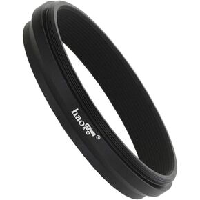 حلقة محول فلتر عدسة Haoge لـ Fujifilm Fuji FinePix X70 X100 X100S X100T X100F كاميرا تناسب 49 مم UV CPL ND غطاء عدسة فلتر بديل Fujifilm AR-X100 أسود in Kuwait