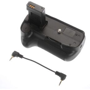 FocusFoto Pro Vertical Multi Power Battery Pack Grip Holder for Canon EOS 1100D 1200D 1300D Rebel T3 T5 T6 DSLR Camera Replacement for BG-E10 in Kuwait