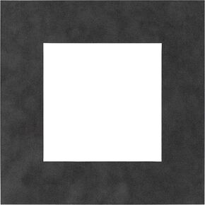 Ash Suede Acid Free 20x20 Picture Frame Mats with White Core Bevel Cut for 10x10 Pictures - Fits 20x20 Frame - One Mat - with Bag & Backing in Kuwait