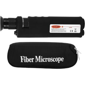 Fiber Optic Microscope, 200X Handheld High Accuracy Control Fiber Optic Inspection Microscope, Image Clarity, Plug and Play, Equipped with 1.25 Or 2.5 mm Connector, for Operators Engineers in Kuwait