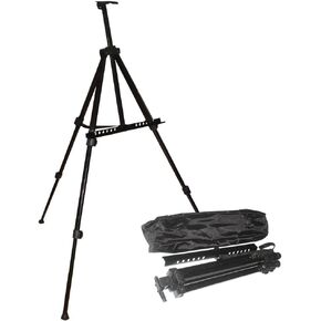 Aluminum Easel Lightweight Display Tripod Menu Poster Picture Holder Stand Folding Light Weight Easel w/ Free Carry Case in Saudi Arabia