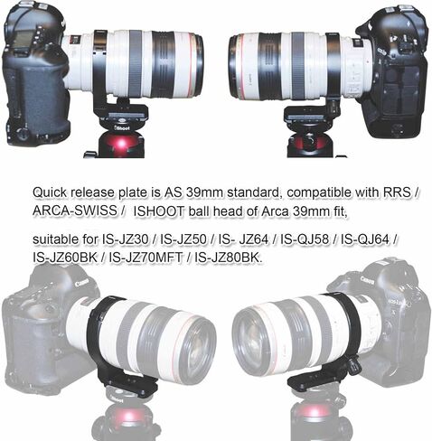 Tripod Mount Ring Camera Lens Collar Socket Compatible with Canon EF 28-300mm f/3.5-5.6L is USM Lens and EF 70-300mm f/4-5.6L is USM Lens, Built-in ARCA-Swiss Quick Release Plate for Tripod Ball Head in Saudi Arabia