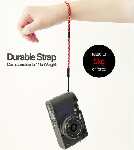 حبل معصم اليد من ميتري باراشوت، 4 قطع ألوان قابلة للتعديل لـ GoPro، الكاميرا، المفاتيح، الهاتف، محرك USB، بطاقة الاسم in Saudi Arabia